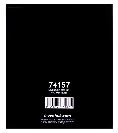 foto monokulární dalekohled Levenhuk Vegas ED 8x42,  20