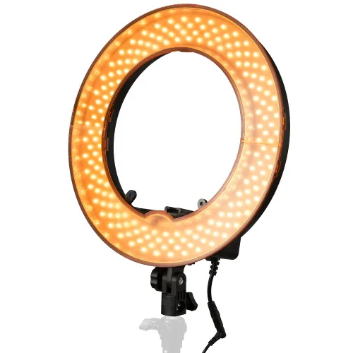 foto stmívatelné 45 W LED prstencové denní světlo Bresser BR-RL12 s přenosnou taškou,  2
