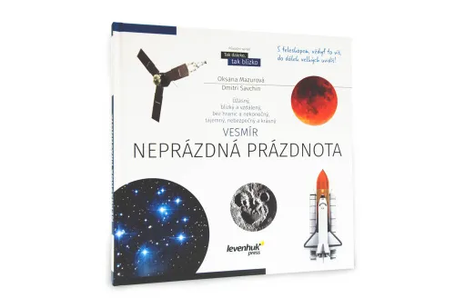 foto vesmír. Neprázdná prázdnota. Vzdělávací publikace. Pevná vazba,  2