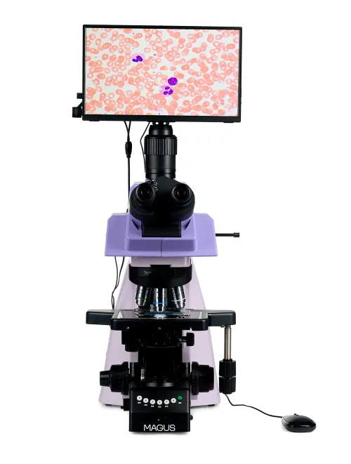 foto biologický digitální mikroskop MAGUS Bio D290T LCD,  7