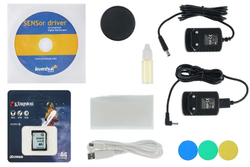 snímek digitální mikroskop Levenhuk D400 LCD,  3