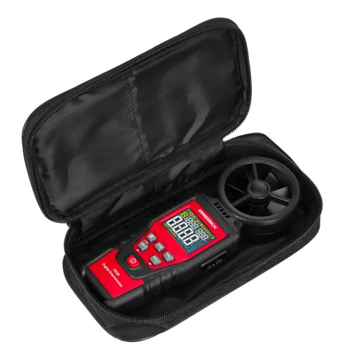 snímek digitální anemometr Ermenrich Seek DN30,  2