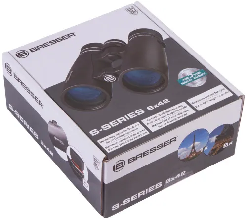 snímek binokulární dalekohled Bresser S-Series 8x42,  11