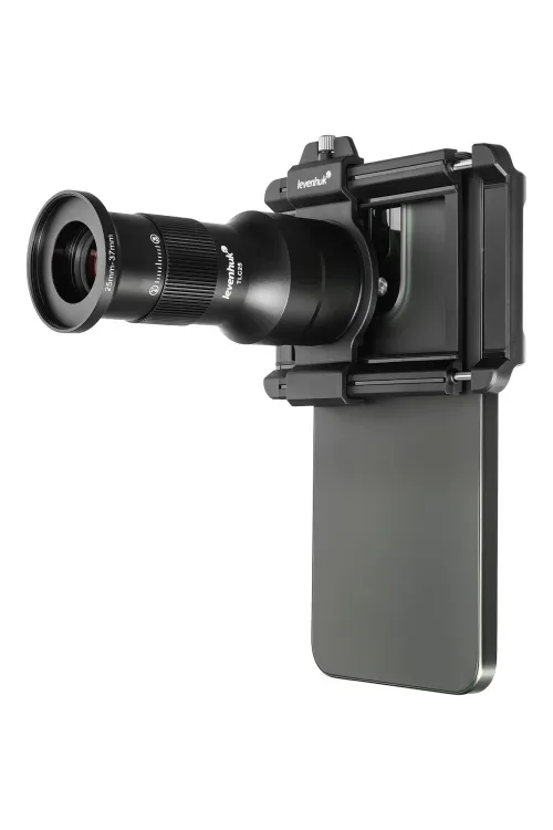 foto telekulár a mikrokulár pro smartphone Levenhuk Kelvin TLC25,  9