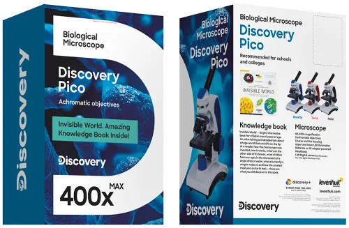 snímek digitální mikroskop se vzdělávací publikací Levenhuk Discovery Pico Polar,  10