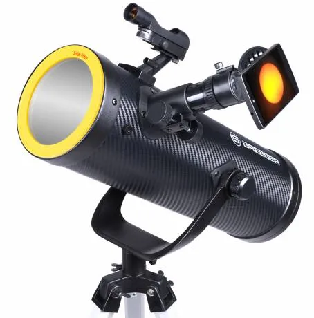 snímek hvězdářský dalekohled Bresser Solarix 114/500 se slunečním filtrem,  2