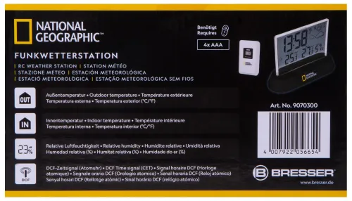 obrázek meteostanice Bresser National Geographic, transparentní,  12