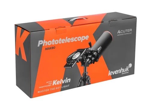 fotografie fototeleskop Levenhuk Kelvin MAK80 AZ,  15