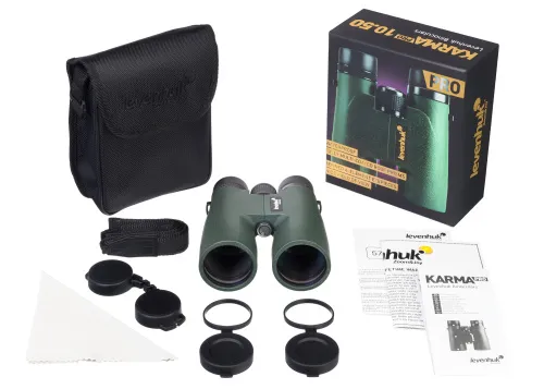 foto binokulární dalekohled Levenhuk Karma PRO 10x50,  2