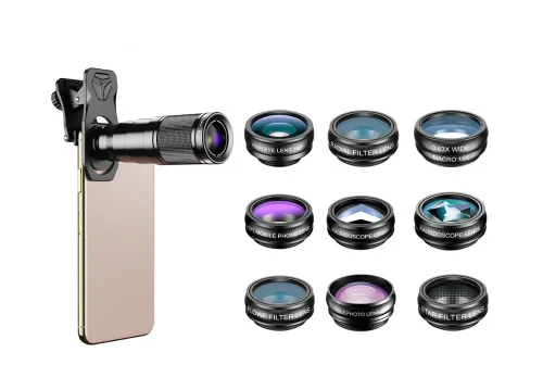 fotografie sada objektivů pro smartphone Levenhuk Kelvin SLS10,  3