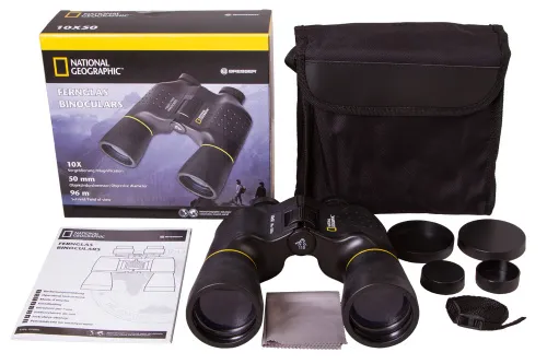 snímek binokulární dalekohled Bresser National Geographic 10x50,  7