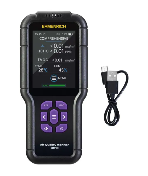 snímek monitor kvality ovzduší Ermenrich QM10,  5