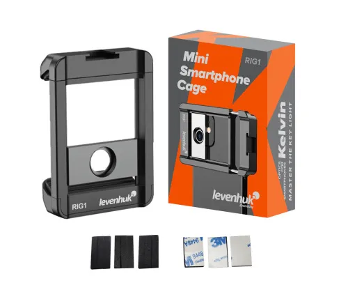 fotografie miniklec pro smartphone Levenhuk Kelvin RIG1,  9