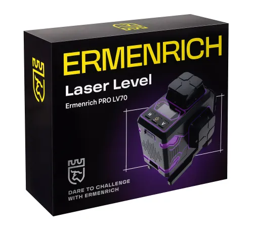 foto laserový nivelační přístroj Ermenrich PRO LV70,  12