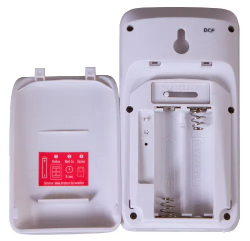 fotografie meteostanice Bresser Temeo Life s barevným displejem, černá,  8