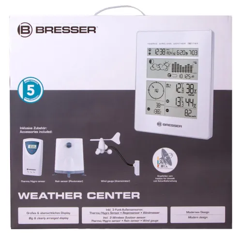 obrázek meteostanice Bresser RC, bílá,  14