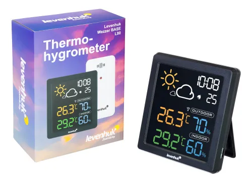 obrázek termohygrometr Levenhuk Wezzer BASE L80,  2