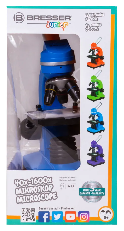 snímek mikroskop Bresser Junior Biolux SEL 40–1600x,  13
