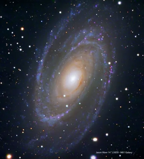 snímek hvězdářský dalekohled Meade LX850 14''' F/8 ACF,  10