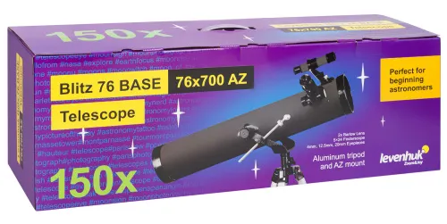 snímek hvězdářský dalekohled Levenhuk Blitz 76 BASE,  12