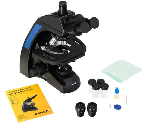 obrázek biologický trinokulární mikroskop Levenhuk 870T,  2