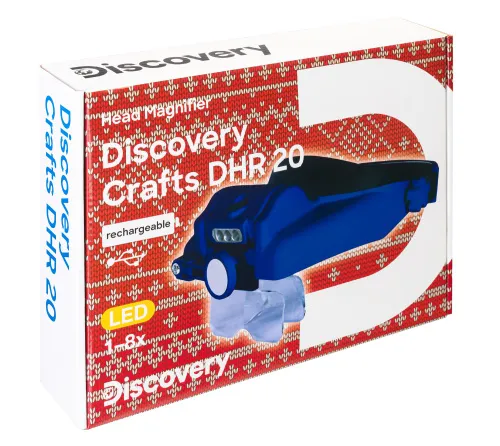 fotografie dobíjecí náhlavní lupa Levenhuk Discovery Crafts DHR 20,  10