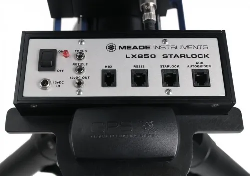 obrázek německý ekvatoreální držák Meade LX850 s technologií StarLock a stativem,  3