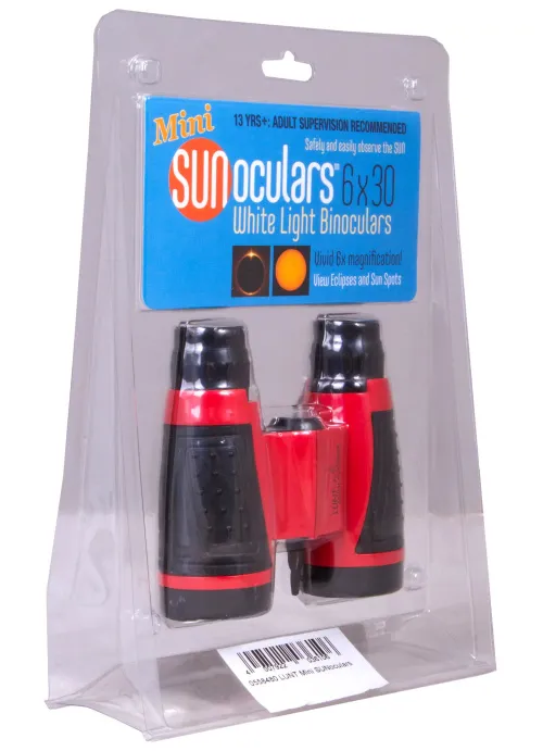 foto sluneční binokulární dalekohled LUNT Mini SUNoculars 6x30,  2