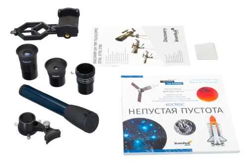 foto hvězdářský dalekohled Levenhuk Discovery Sky Trip ST80 s knížkou,  5