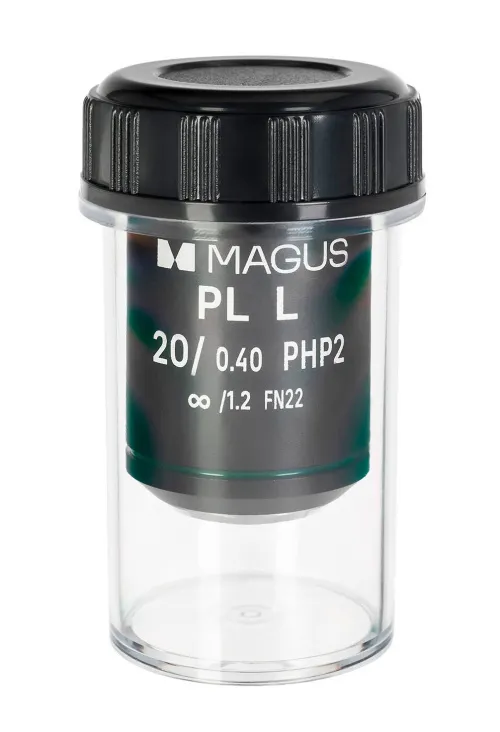 obrázek objektiv MAGUS 20HP, 20х/0,40 Plan L phase PHP2 ∞/1,2 WD 8,0 mm,  2
