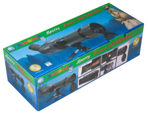 foto pozorovací dalekohled Bresser Junior Spotty 20–60x60,  12