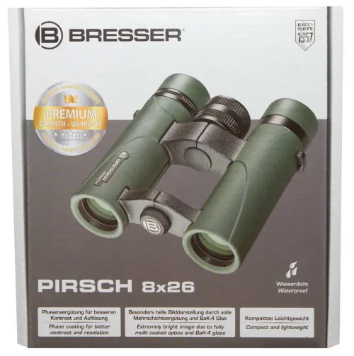 obrázek binokulární dalekohled Bresser Pirsch 8x26,  12