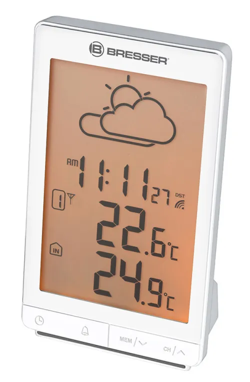 snímek meteostanice Bresser TemeoTrend STX RC, bílá,  4