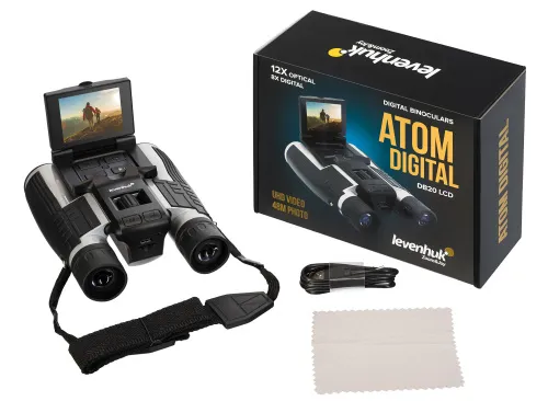 obrázek binokulární dalekohled Levenhuk Atom Digital DB20 LCD,  2