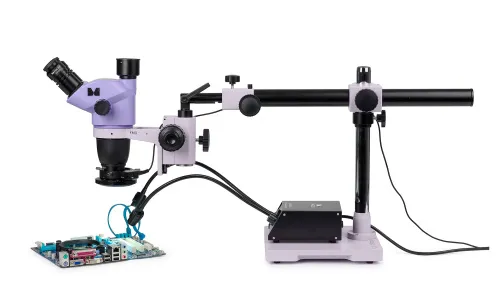 snímek stereomikroskop MAGUS Stereo 8TR pro opravy elektroniky,  2