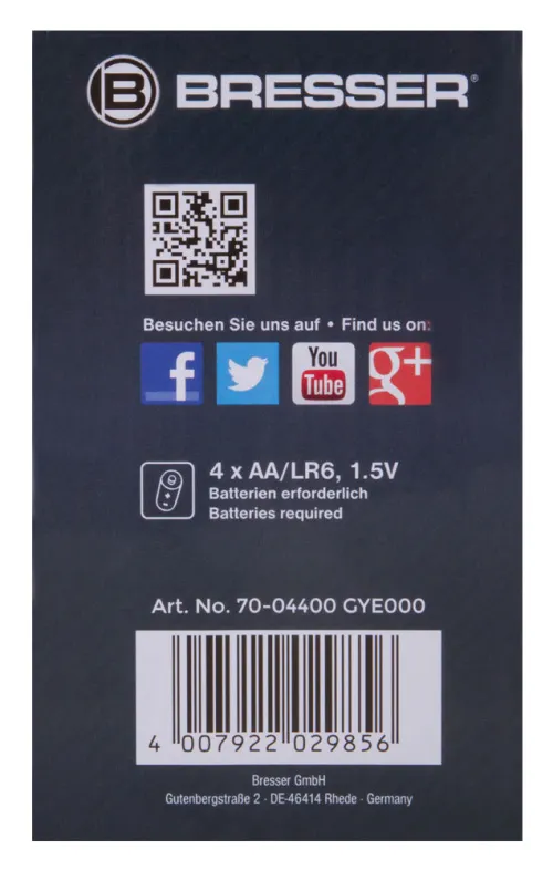 obrázek meteostanice Bresser TemeoTrend SQ RC, bílá,  14