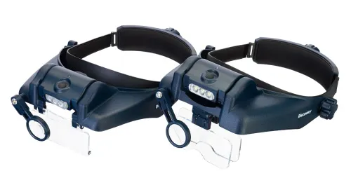 snímek dobíjecí náhlavní lupa Levenhuk Discovery Crafts DHR 10,  2