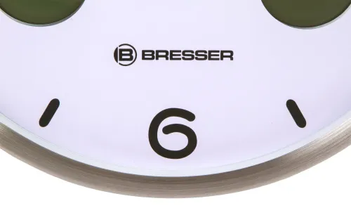 snímek nástěnné hodiny Thermo/Hygro Bresser Optus MyTime Bresser MyTime io NX 30 cm, bílý,  4