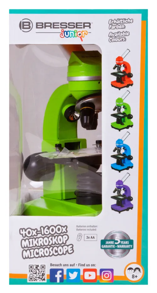 snímek mikroskop Bresser Junior Biolux SEL 40–1600x,  13