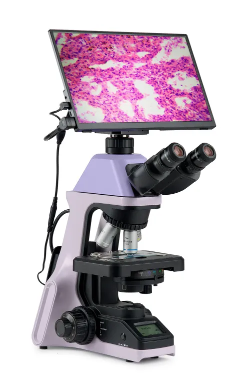 foto biologický digitální mikroskop MAGUS Bio D240T LCD,  3