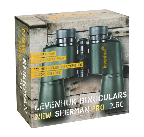 snímek binokulární dalekohled Levenhuk New Sherman PRO 7x50,  13