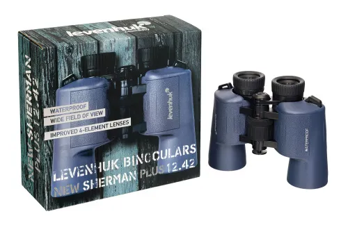 foto binokulární dalekohled Levenhuk New Sherman PLUS 12x42,  5