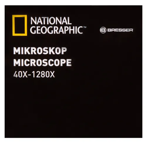obrázek mikroskop Bresser National Geographic 40–1280x s držákem chytrého telefonu,  23