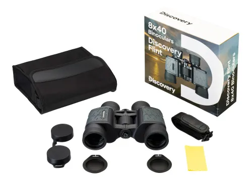 snímek binokulární dalekohled Levenhuk Discovery Flint 8x40,  5