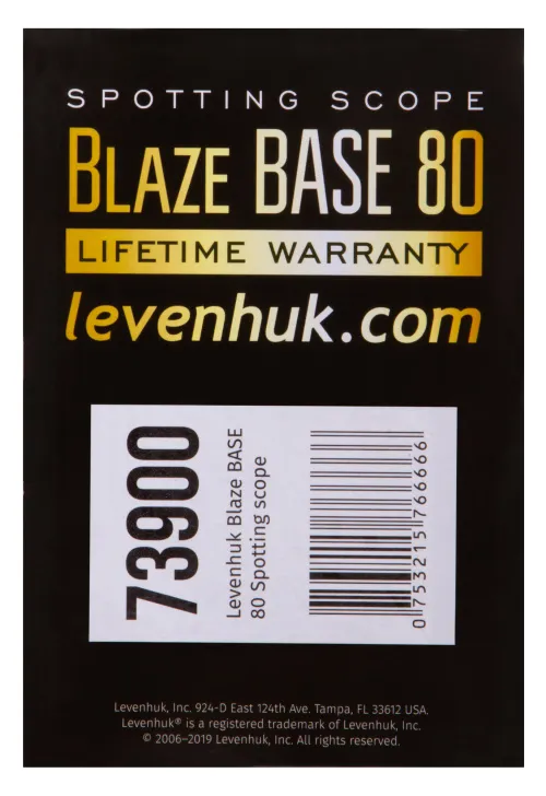 fotografie pozorovací dalekohled Levenhuk Blaze BASE 80,  16