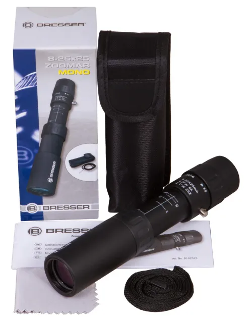 foto monokulární dalekohled Bresser Zoomar 8–25x25,  2