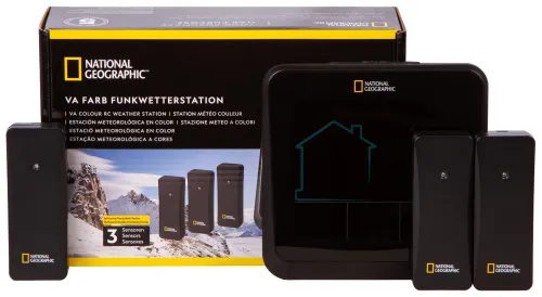 obrázek barevná meteostanice Bresser National Geographic VA se 3 venkovními senzory,  13