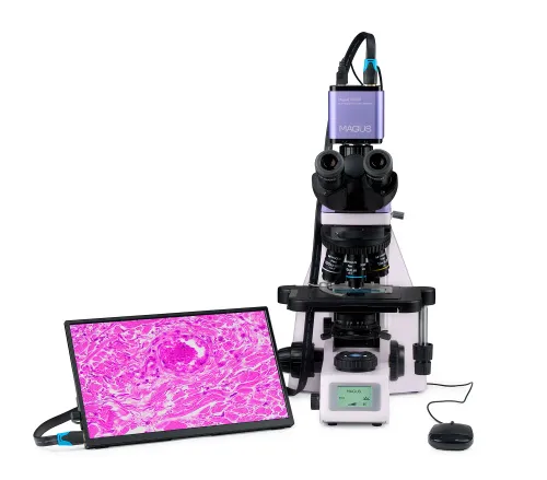 fotografie biologický digitální mikroskop MAGUS Bio D260T LCD,  9
