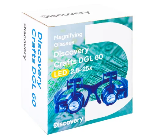 foto zvětšovací brýle Levenhuk Discovery Crafts DGL 60,  12