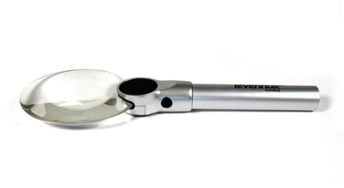 snímek lupa Levenhuk Zeno 400 s LED osvětlením, 2/4x, 88/21 mm, kov,  5